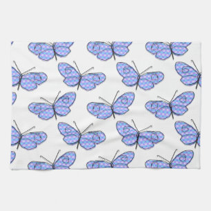 Cosmic Butterfly Pattern Towel