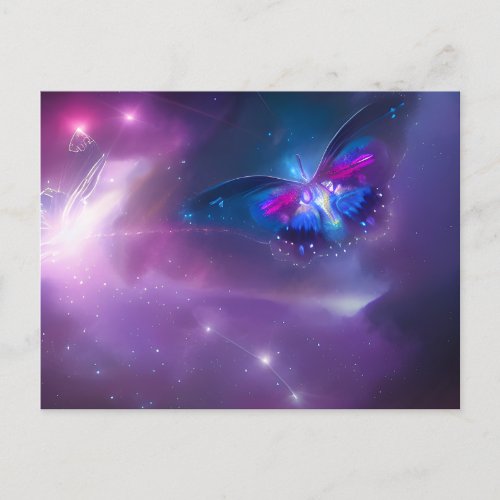 Cosmic Butterfly Postcard