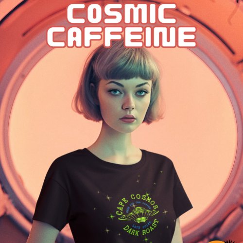 Cosmic Cafe for the Coffee Lover T_Shirt