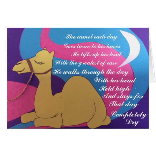 Cosmic camel poem cards (Front Horizontal)