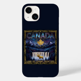 Cosmic Canada Nature Celestial Art Case-Mate iPhone 14 Case