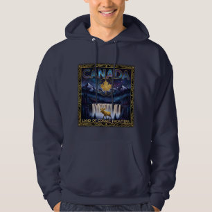 Cosmic Canada Nature Celestial Art Hoodie
