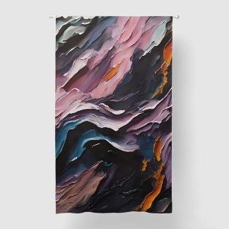 Cosmic Canyon Abstract Landscape Blackout Curtains