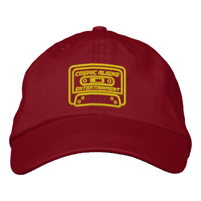 Cosmic Cassette Dad Hat (Front)