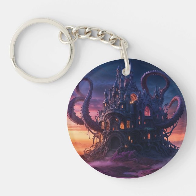 Cosmic Castle from Aeons Long Past Keychain (Front)