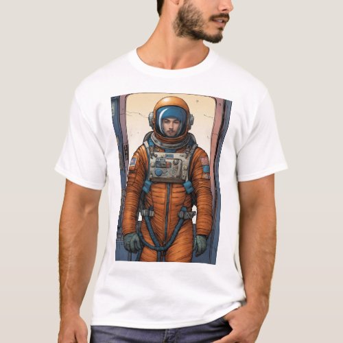 Cosmic Casualty Comic Spacesuit Edition T_Shirt