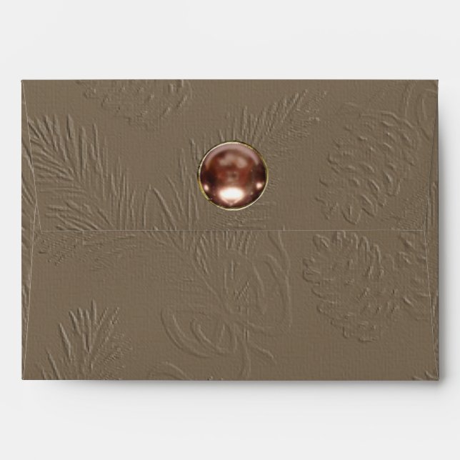 Cosmic Cat Acorn Envelope (Back (Top Flap))
