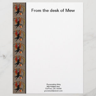 Cosmic Cat Acorn Letterhead