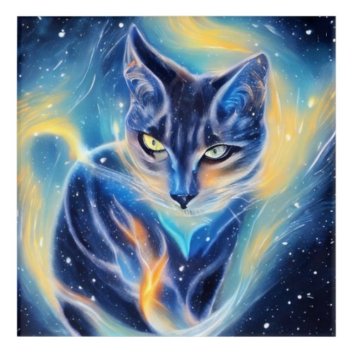 Cosmic Cat Acrylic Print