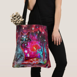 Cosmic Cat Alpha Tote Bag