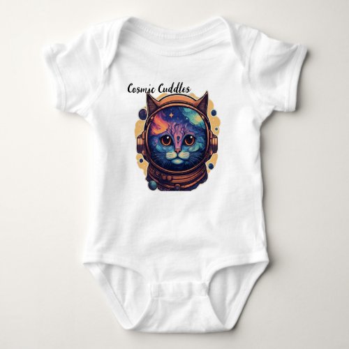  cosmic cat baby bodysuit