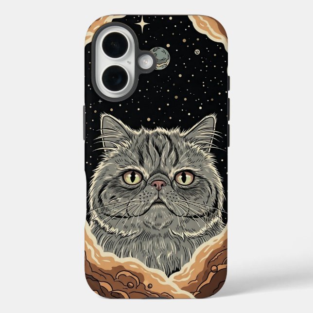 Cosmic Cat Case-Mate iPhone Case (Back)