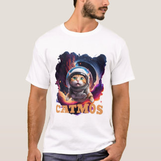 Cosmic Cat - CATMOS tski T-Shirt