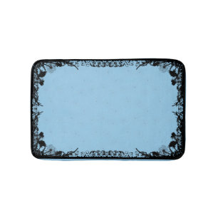 Cosmic Cat Dandelion Bathroom Mat