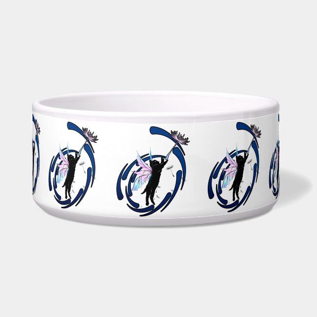 Cosmic Cat Dandelion Bowl (Front)