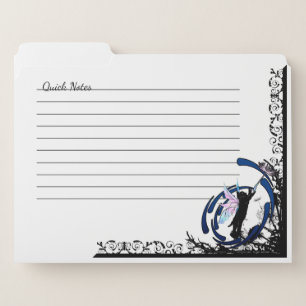 Cosmic Cat Dandelion File Folder