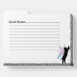 Cosmic Cat Dandelion File Folder