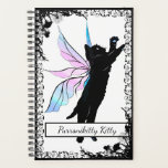 Cosmic Cat Dandelion Planner<br><div class="desc">Professional yet whimsical style for your office and business. Our Shadow Fairies and Cosmic Cats are a great way to be remembered by clients and customers. Unique designs that are simple but bold with a pop of color! Fully customizable!</div>