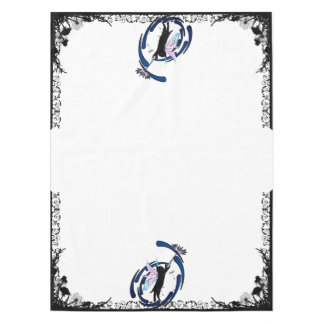 Cosmic Cat Dandelion Tablecloth