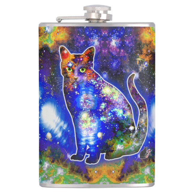 Cosmic Cat Epsilon Flask (Front)