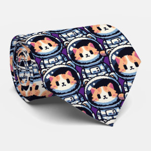 Cosmic Cat Explorer Neck Tie