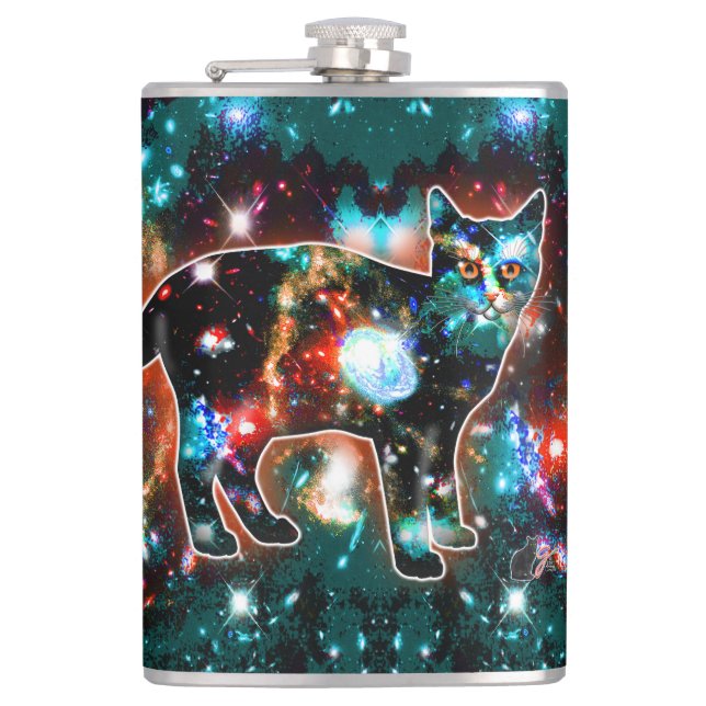 Cosmic Cat Gamma Flask (Front)