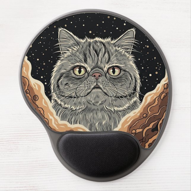 Cosmic Cat  Gel Mouse Pad (Front)