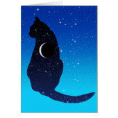 Cosmic Cat in Stars and Crescent Moon Pattern (Front)