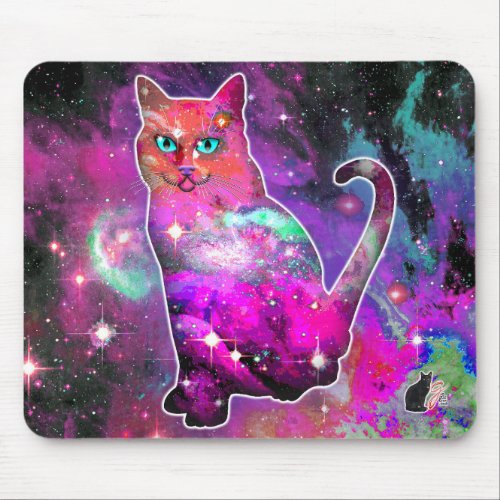 Cosmic Cat Iota Mouse Pad