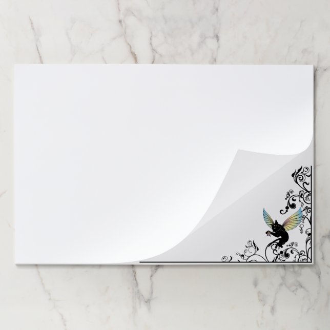 Cosmic Cat Moon and Stars Paper Pad (Folded)