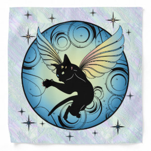 Cosmic Cat Moon Bandana