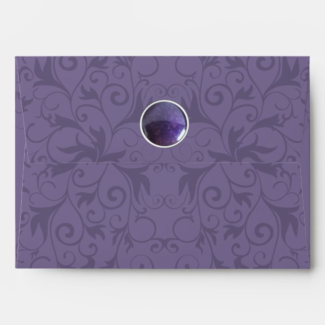 Cosmic Cat Moon Envelope (Back (Top Flap))