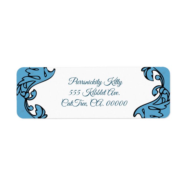 Cosmic Cat Moon Label (Front)