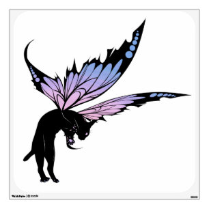 Cosmic Cat Moon Wall Sticker