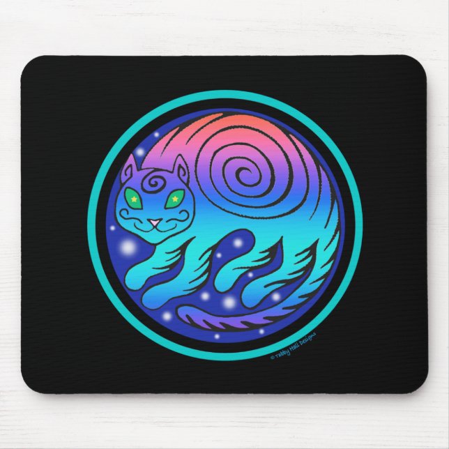 Cosmic Cat Mousepad (Front)