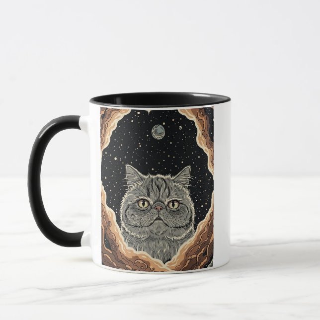 Cosmic Cat Mug (Left)