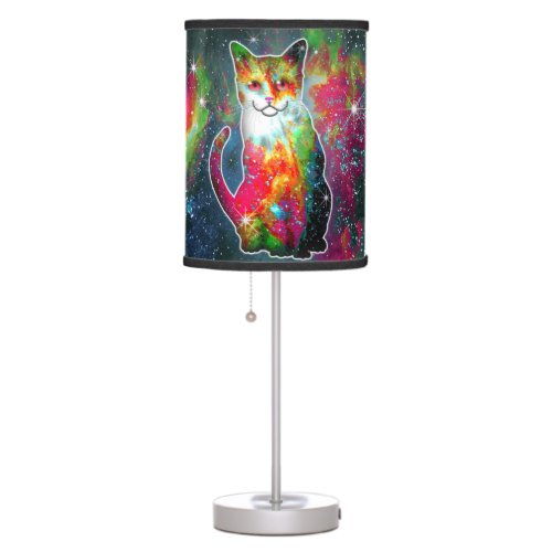 Cosmic Cat Omega Table Lamp