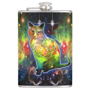 Cosmic Cat Omicron Flask