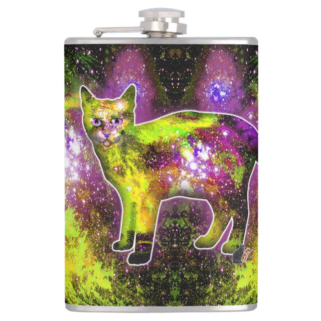 Cosmic Cat Sigma Flask (Front)