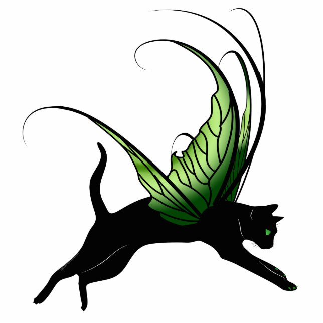 Cosmic Cat Snowflake Cutout (Front)