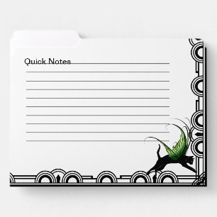 Cosmic Cat Snowflake File Folder