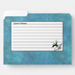 Cosmic Cat Snowflake File Folder