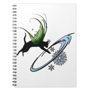 Cosmic Cat Snowflake Notebook