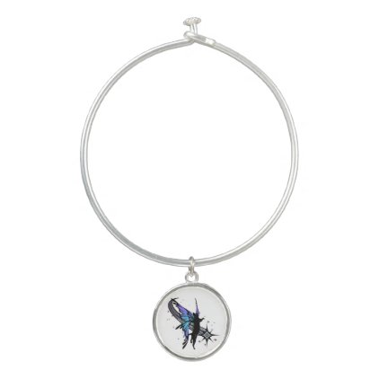 Cosmic Cat Star Bangle Bracelet