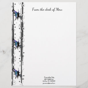 Cosmic Cat Star Letterhead