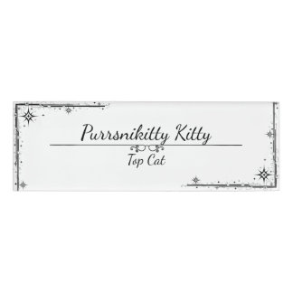 Cosmic Cat Star Name Tag