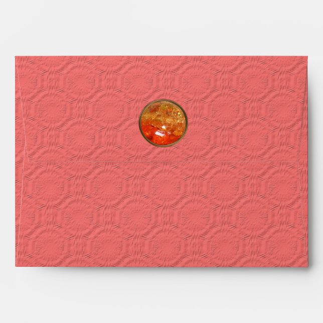 Cosmic Cat Sun Envelope (Back (Top Flap))