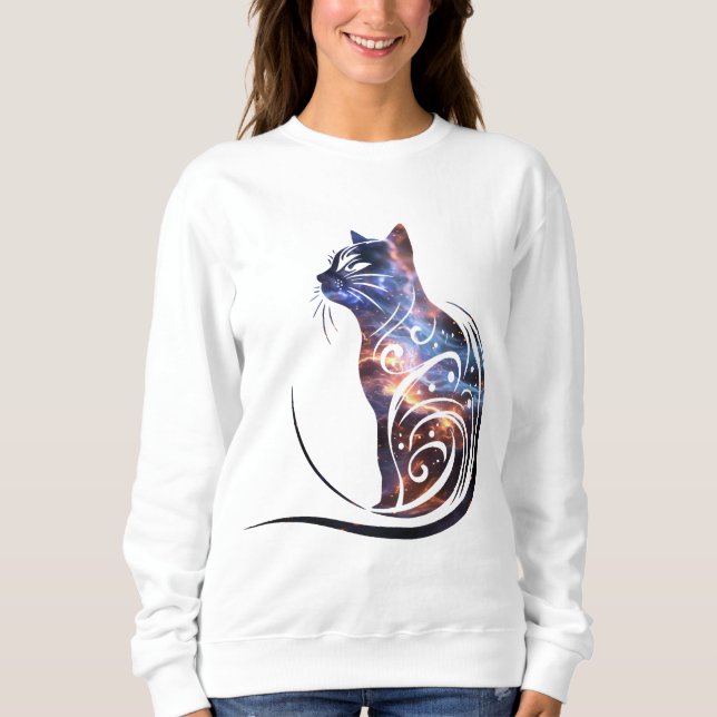 Cosmic Cat Sweatshirt (Front)