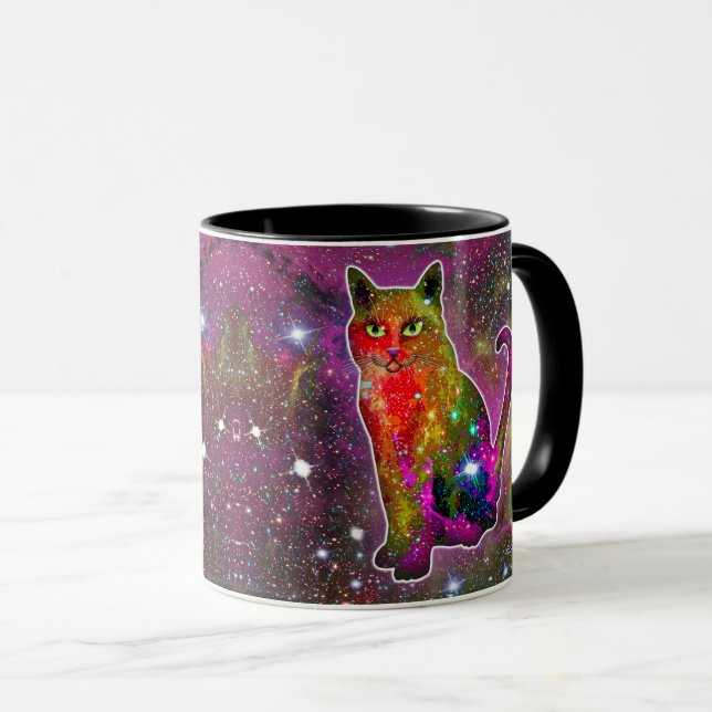 Cosmic Cat Zeta Mug (Front Right)