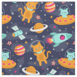 Cosmic Cats Fabric